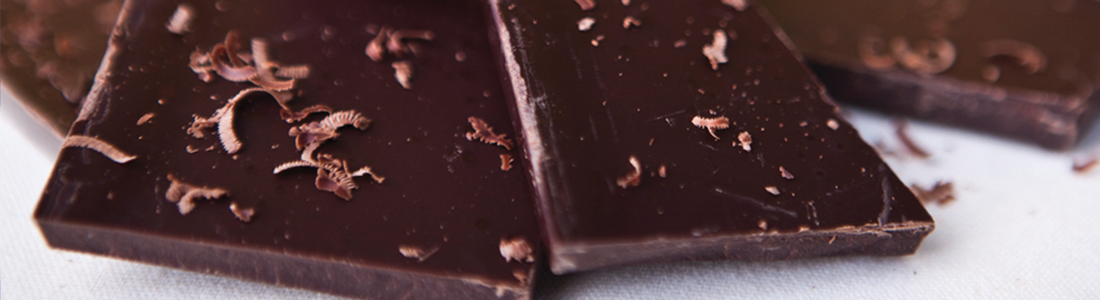 fudge_0 A close up of pieces of chocolate on a table